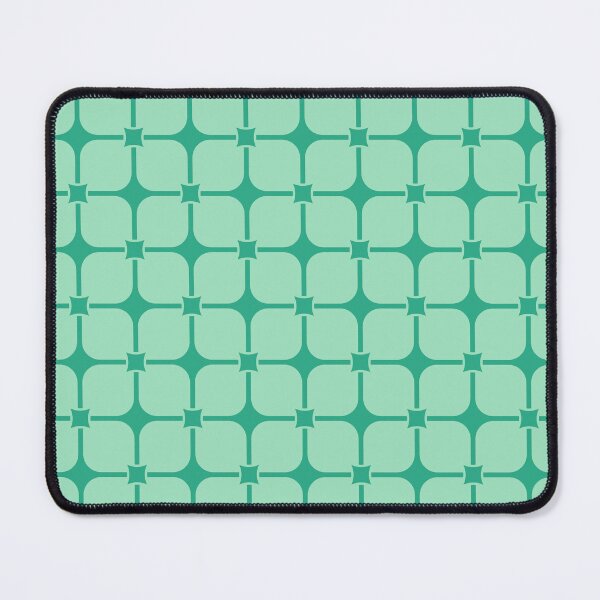 Item preview, Jungle green & seafoam green abstract shapes designed and sold by Mint + Midnight.