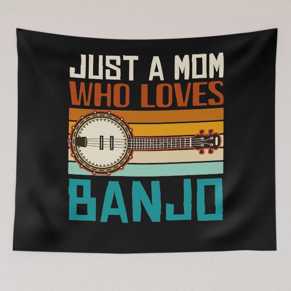Item preview, Just A Mom Who Loves Banjo designed and sold by SiarheiYur.