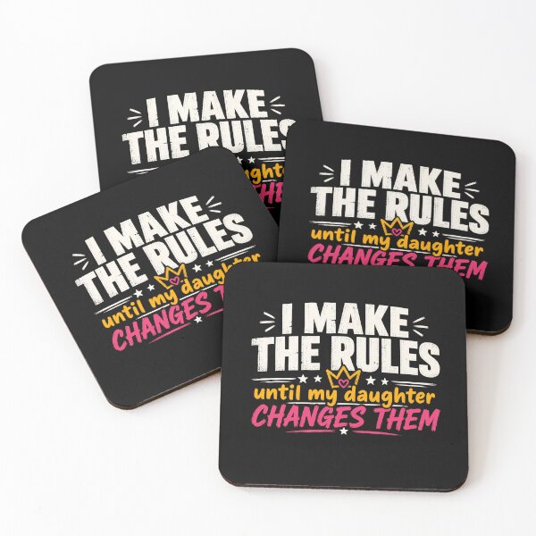Item preview, I Make The Rules Until My Daughter Changes Them - Funny Parent Life designed and sold by Abirtom.