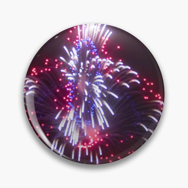 Item preview, Colorful Fireworks Display Fan Burst Over Night Sky designed and sold by Nmallia.