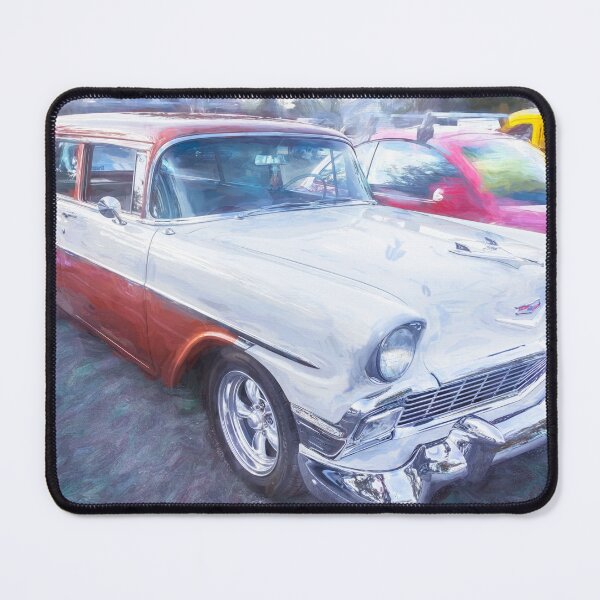 Item preview, 1956 Tan and White Chevrolet Bel Air 210 Station Wagon X221 designed and sold by RichFrancoCars.