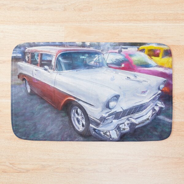 Item preview,  1956 Tan and White Chevrolet Bel Air 210 Station Wagon X221 designed and sold by RichFrancoCars.