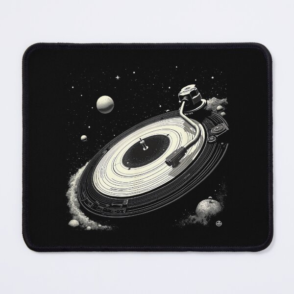 Item preview, Space DJ Shirts for Men Solar System Vinyl Record Turntable designed and sold by AlanYYoder.