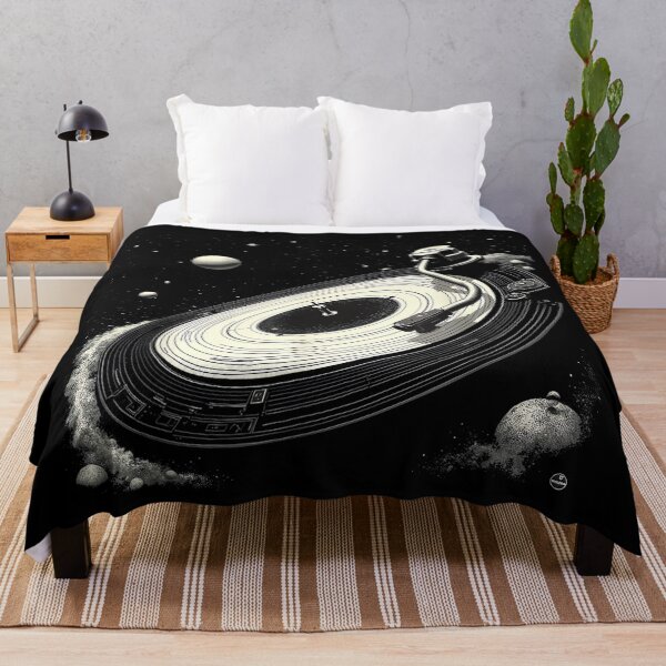 Item preview, Space DJ Shirts for Men Solar System Vinyl Record Turntable designed and sold by AlanYYoder.