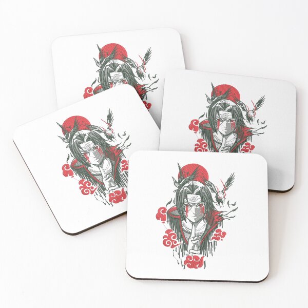 Item preview, The Crow Master Itachi Red Sun Art designed and sold by Snowdog-Art.