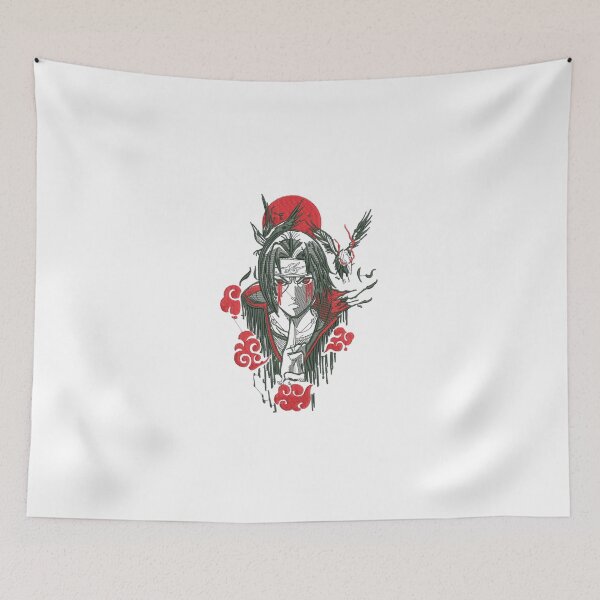 Item preview, The Crow Master Itachi Red Sun Art designed and sold by Snowdog-Art.