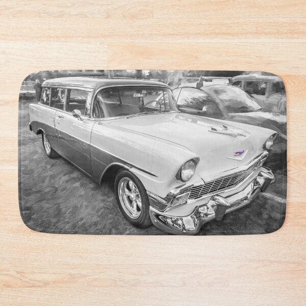 Item preview,  1956 Tan and White Chevrolet Bel Air 210 Station Wagon X222 designed and sold by RichFrancoCars.