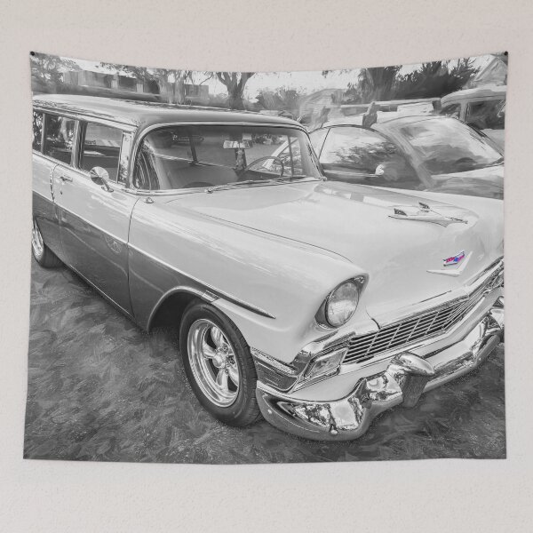 Item preview,  1956 Tan and White Chevrolet Bel Air 210 Station Wagon X222 designed and sold by RichFrancoCars.