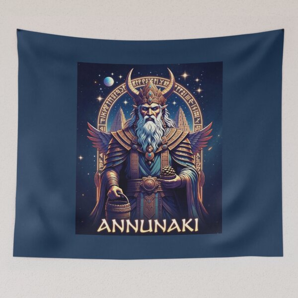 Item preview, Lord Enki | Annunaki | Ancient Sumerian God | Grok  Generated AI Art designed and sold by The imaginary unit..