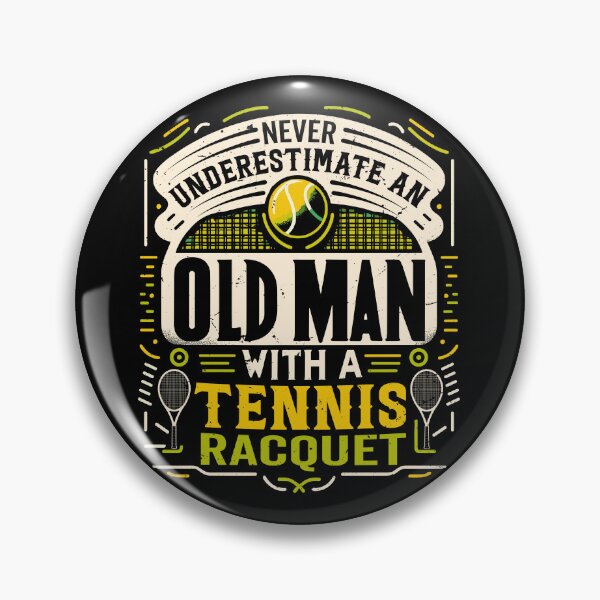 Item preview, Old Man Tennis Racquet designed and sold by SiarheiYur.