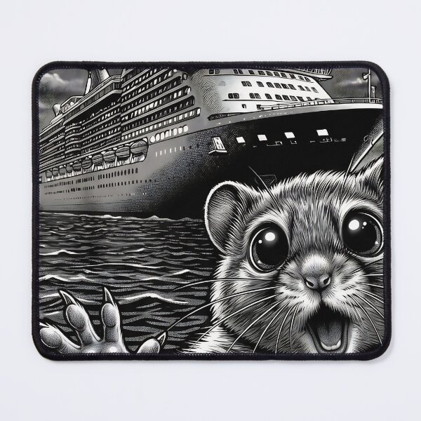 Item preview, Hantavirus Vole Selfie - Funny Viral Cruise Meme designed and sold by rbgart.