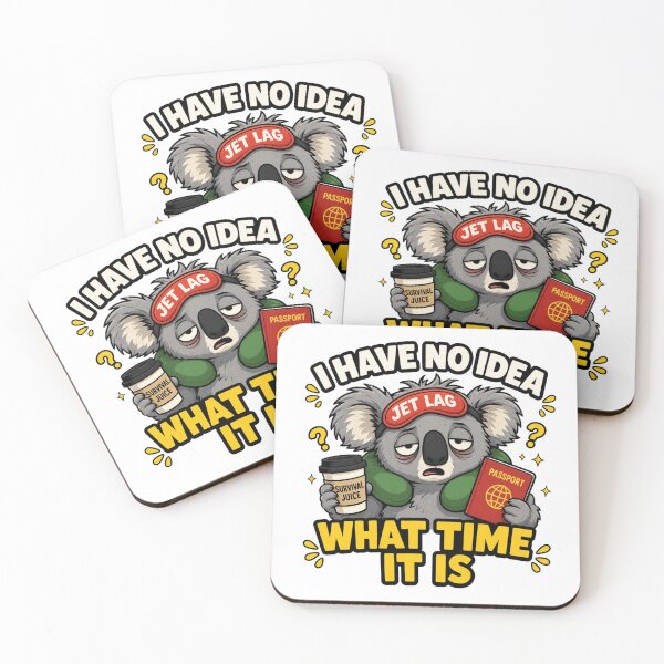 Item preview, Frequent Flyer Gift Jet Lag Koala designed and sold by Gentlestate.