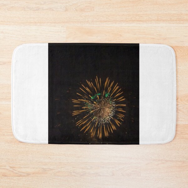 Item preview, Colorful Fireworks Display Fan Burst Over Night Sky designed and sold by Nmallia.