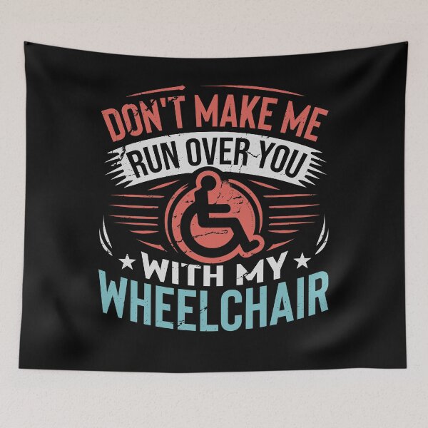 Item preview, Wheelchair Warning Humor designed and sold by SiarheiYur.