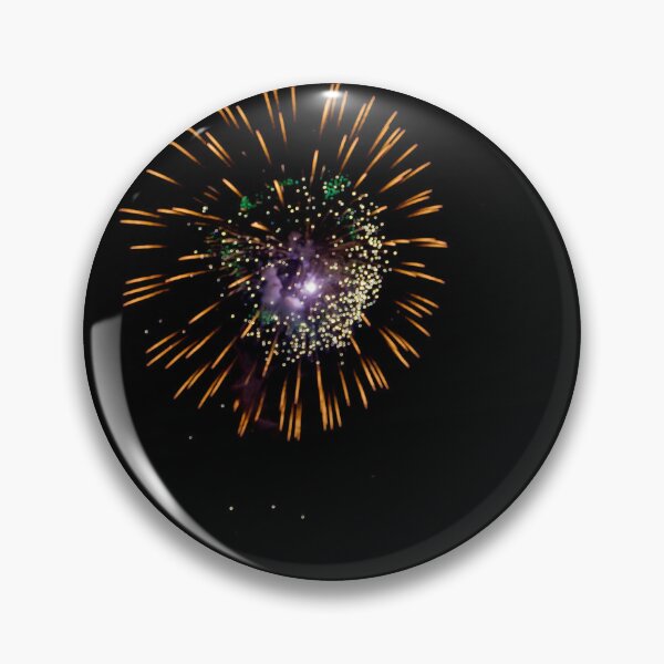 Item preview, Colorful Fireworks Display Fan Burst Over Night Sky designed and sold by Nmallia.