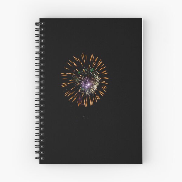 Item preview, Colorful Fireworks Display Fan Burst Over Night Sky designed and sold by Nmallia.