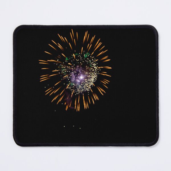 Item preview, Colorful Fireworks Display Fan Burst Over Night Sky designed and sold by Nmallia.
