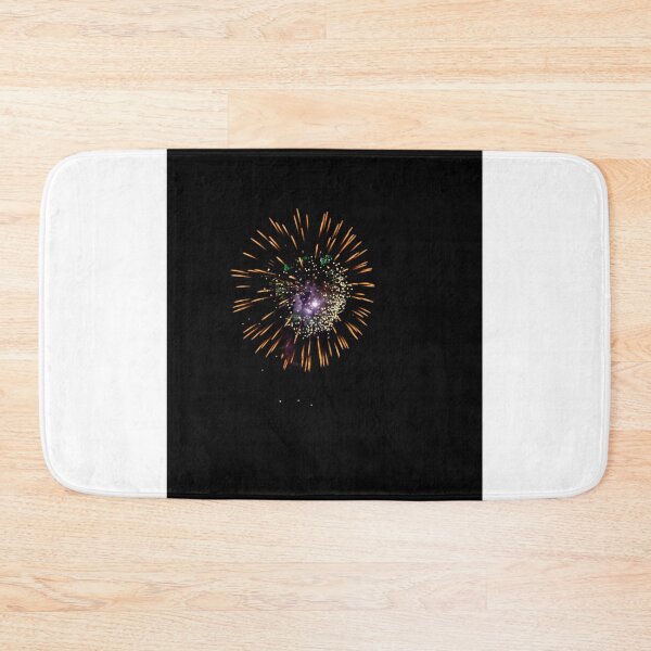 Item preview, Colorful Fireworks Display Fan Burst Over Night Sky designed and sold by Nmallia.