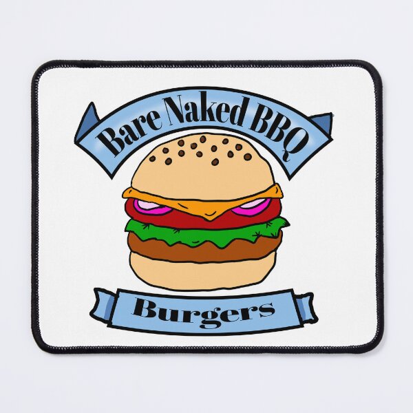 Item preview, Bare Naked BBQ Burgers designed and sold by Eric-A-Allen.