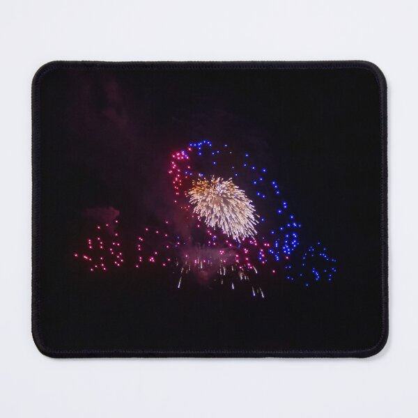 Item preview, Colorful Fireworks Display Fan Burst Over Night Sky designed and sold by Nmallia.