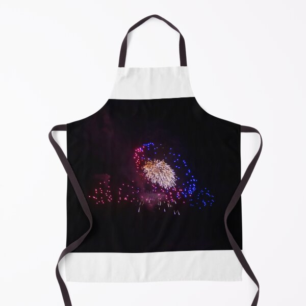 Item preview, Colorful Fireworks Display Fan Burst Over Night Sky designed and sold by Nmallia.