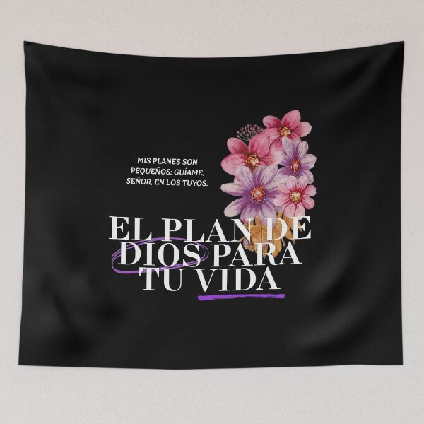 Item preview, God's Plan for Your Life | Inspirational Christian Floral Design designed and sold by Luz y Estilo.