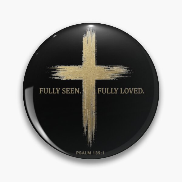Item preview, KNOWN | Christian Faith Psalm 139:1 | Fully Seen Fully Loved Jesus Cross Design designed and sold by whatsthatdesign.