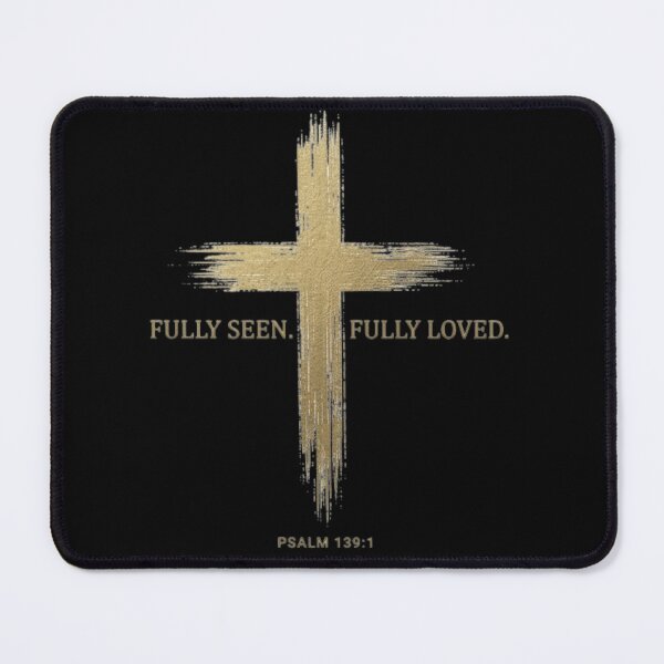 Item preview, KNOWN | Christian Faith Psalm 139:1 | Fully Seen Fully Loved Jesus Cross Design designed and sold by whatsthatdesign.
