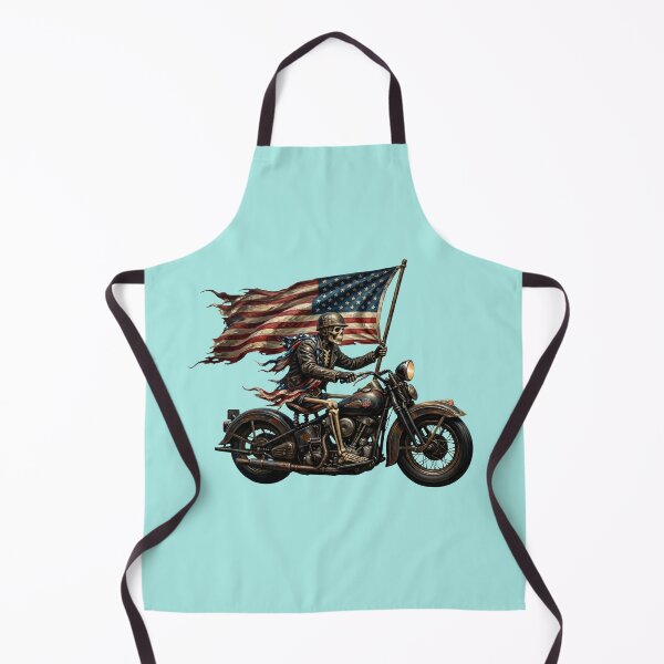 Item preview, Skeleton Biker American Flag Design, USA 250 Motorcycle Skeleton Art, Patriotic Freedom Rider PNG designed and sold by BreezifyDesignStudio.