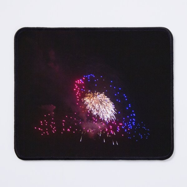 Item preview, Colorful Fireworks Display Fan Burst Over Night Sky designed and sold by Nmallia.