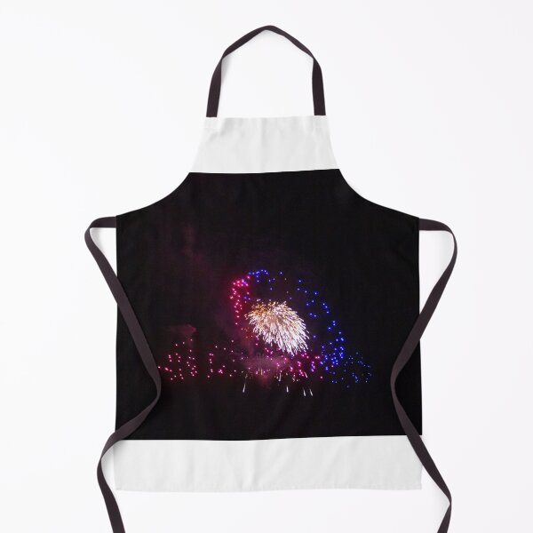 Item preview, Colorful Fireworks Display Fan Burst Over Night Sky designed and sold by Nmallia.