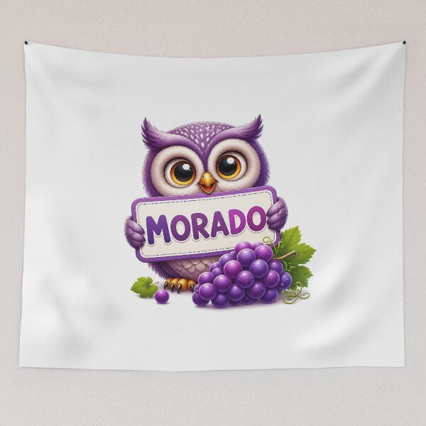 Item preview, a purple owl designed and sold by EdicionesJML.
