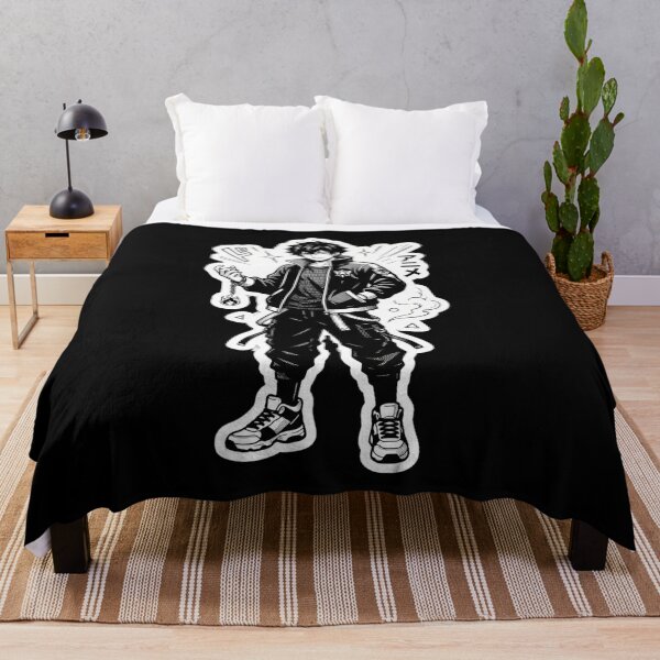 Item preview, Anime Boy Streetwear - Black and White Manga Aesthetic designed and sold by DanniJordan.