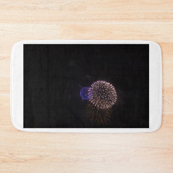 Item preview, Colorful Fireworks Display Fan Burst Over Night Sky designed and sold by Nmallia.