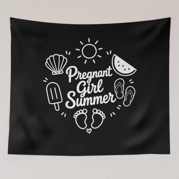 Item preview, Pregnant Girl Summer Funny Baby Announcement Pregnancy Women designed and sold by clothesy7.