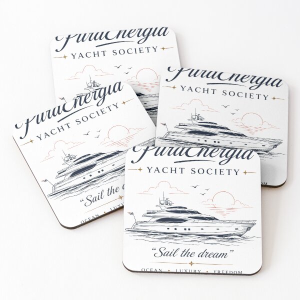 Item preview, PuraEnergia Yacht Society Luxury T-Shirt designed and sold by Puraenergia Stickers.