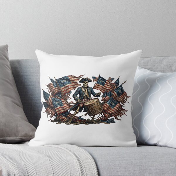 Item preview, Patriotic Skeleton Drummer USA 250 Design, Revolutionary War Skeleton Art, American Freedom Anniversary designed and sold by BreezifyDesignStudio.