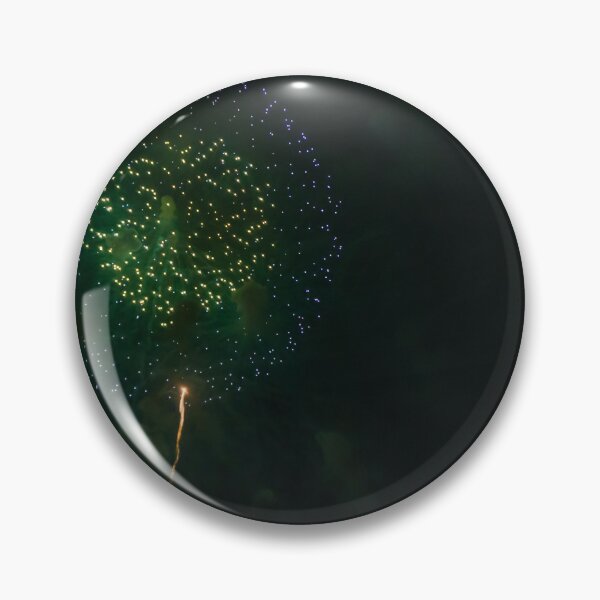 Item preview, Colorful Fireworks Display Fan Burst Over Night Sky designed and sold by Nmallia.