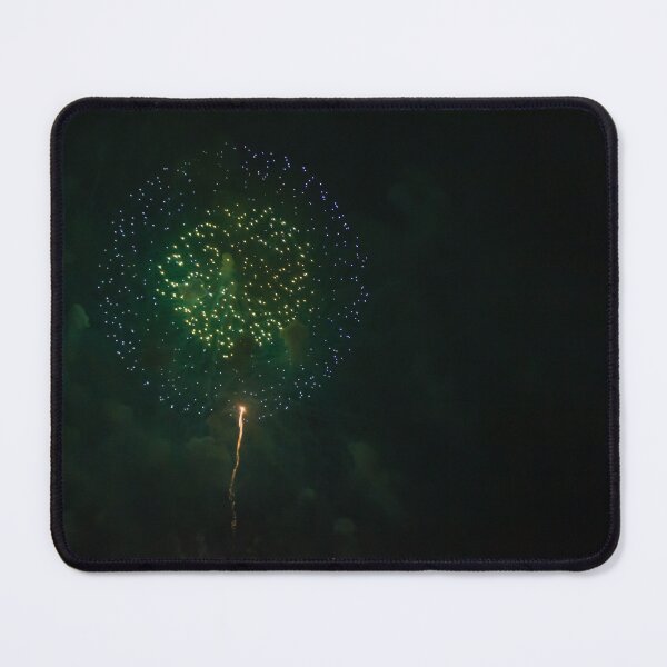 Item preview, Colorful Fireworks Display Fan Burst Over Night Sky designed and sold by Nmallia.