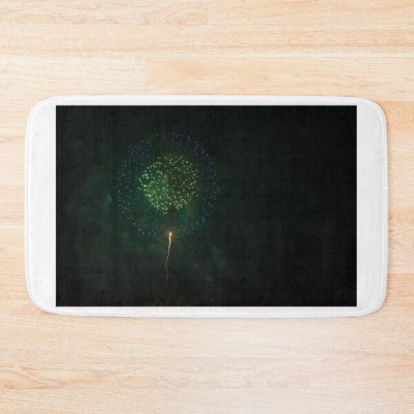 Item preview, Colorful Fireworks Display Fan Burst Over Night Sky designed and sold by Nmallia.