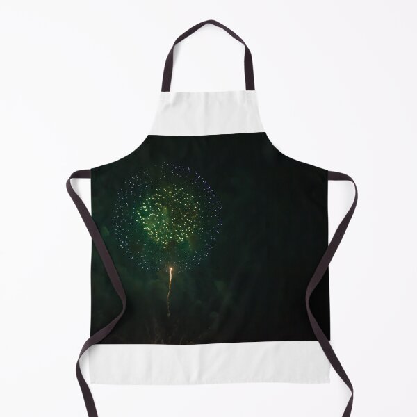 Item preview, Colorful Fireworks Display Fan Burst Over Night Sky designed and sold by Nmallia.