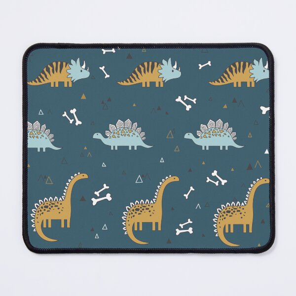 Item preview, Midnight Dinosaur Adventure Pattern - Dark Blue Nursery Dino Art designed and sold by alijun.