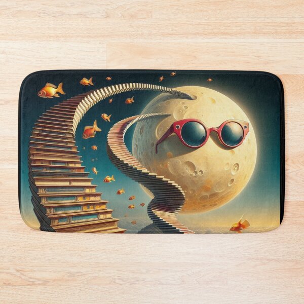 Item preview, Book Staircase – Surreal Fantasy Sky designed and sold by Dogandesighn.