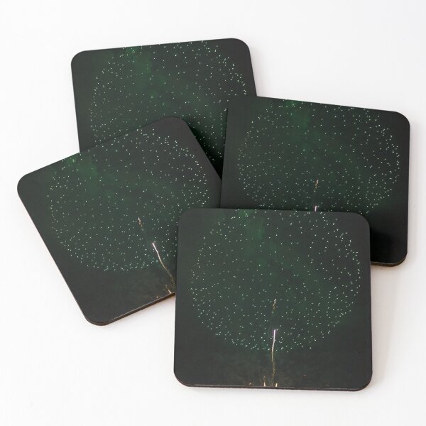 Item preview, Colorful Fireworks Display Fan Burst Over Night Sky designed and sold by Nmallia.