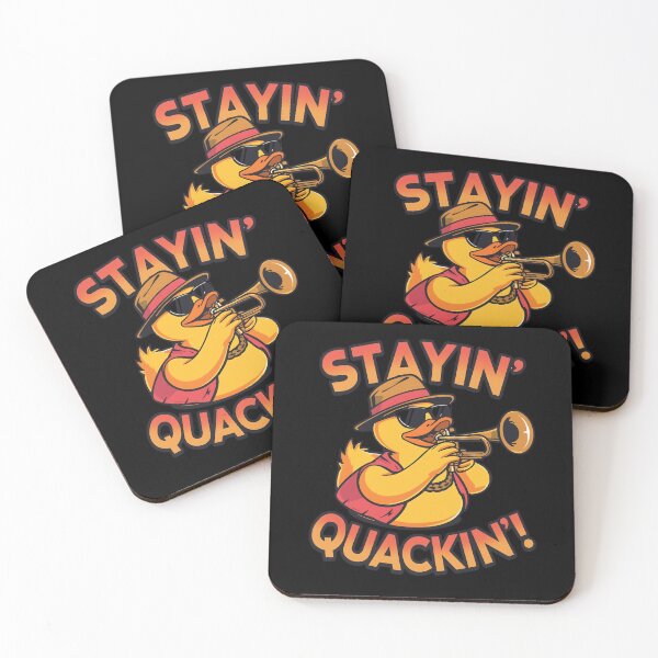 Item preview, Funk Duck – Stayin’ Quackin’ Funny Retro Music Duck designed and sold by RubberQuack.