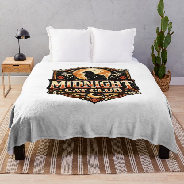 Item preview, Midnight Cat Club Vintage Retro Black Cat Design designed and sold by DailyTrendFinds.