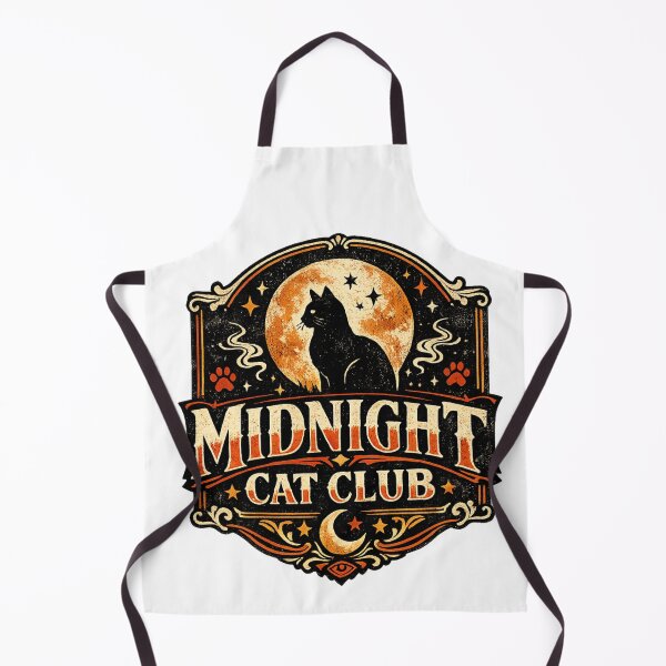 Item preview, Midnight Cat Club Vintage Retro Black Cat Design designed and sold by DailyTrendFinds.