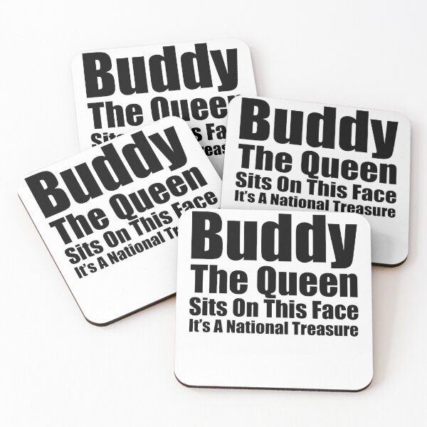 Item preview, Buddy The Queen Sits On This Face | Funny Soldier Quote designed and sold by Alluka Brand.