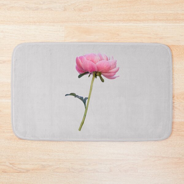 Item preview, Beautiful pink peony flower stem designed and sold by KRFNatureGifts.