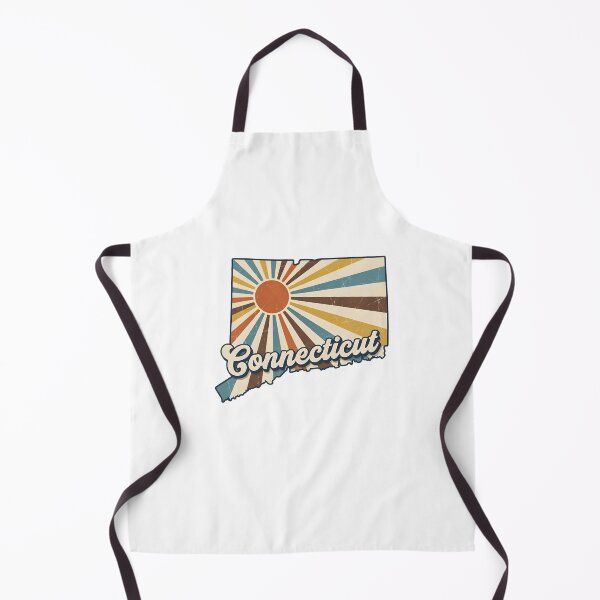 Item preview, Connecticut Retro Sunset State Silhouette – Vintage Distressed Design designed and sold by Paper Drip.